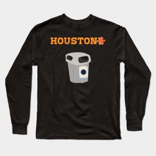 houston trashtros asterisks Long Sleeve T-Shirt